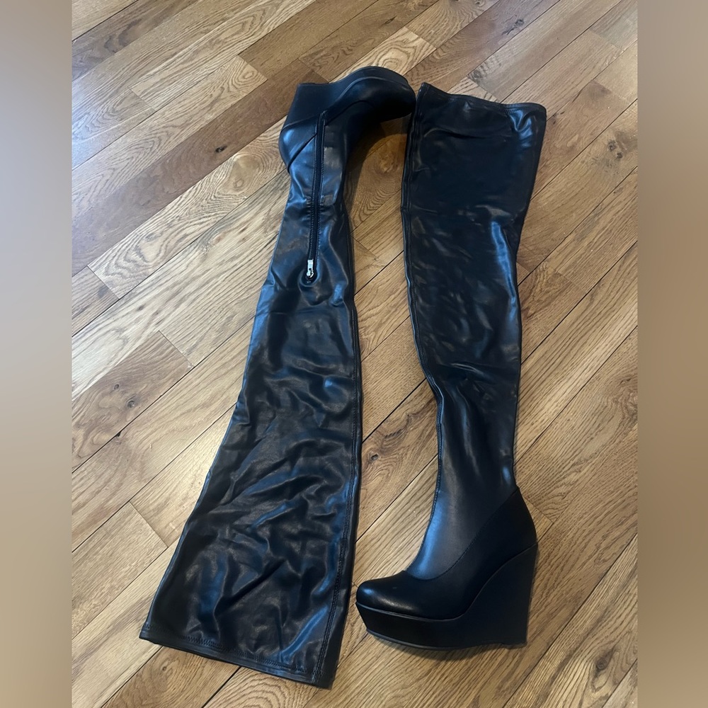 Azalea wang none of your business wedge boot